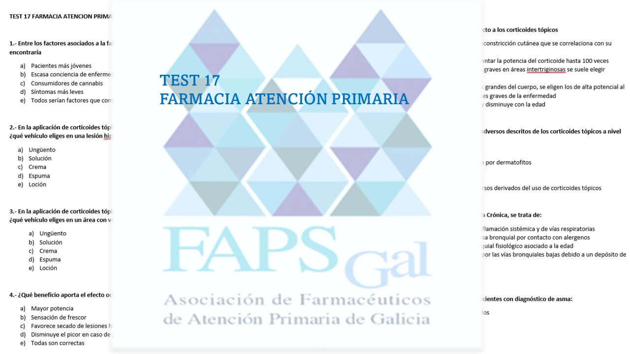 test oposiciones sergas y farmacia clínica