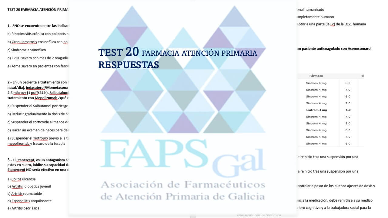 Formación Farmacia Atención Primaria. Capacitación Uso Racional del Medicamento y Atención Farmacéutica