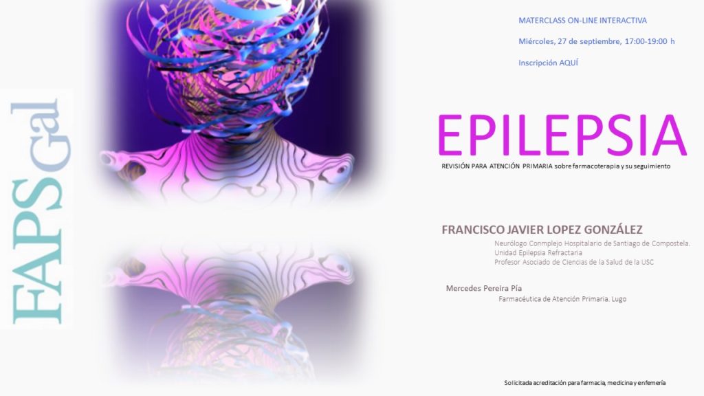 fapsgal cartel para sesión sobre atención farmacéutica en epilepsia