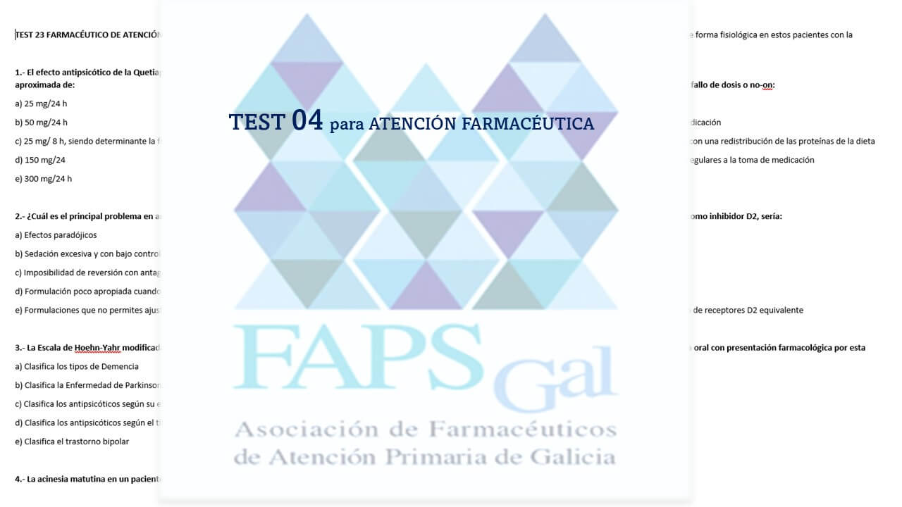 Test 04 de diabetes tipo 2 e insulinización: 19 preguntas clínicas