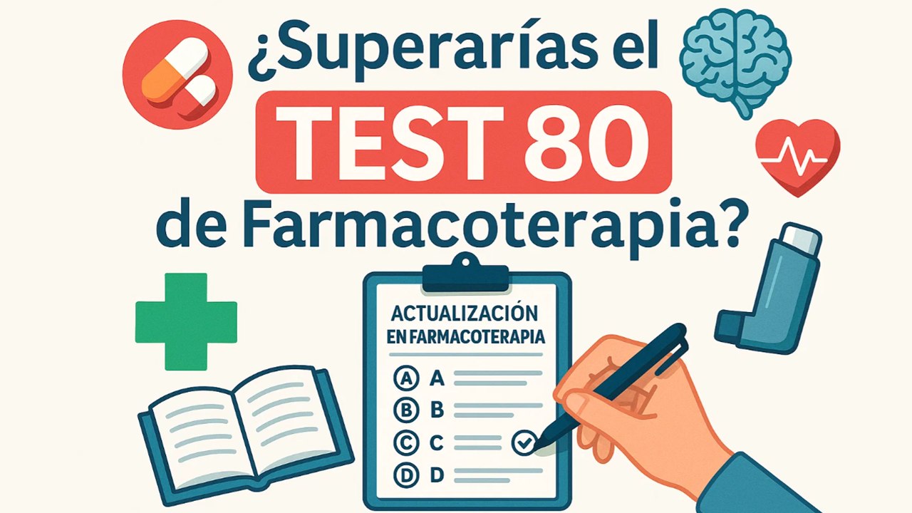 TEST 80 FARMACOTERAPIA ACTUALIZADA