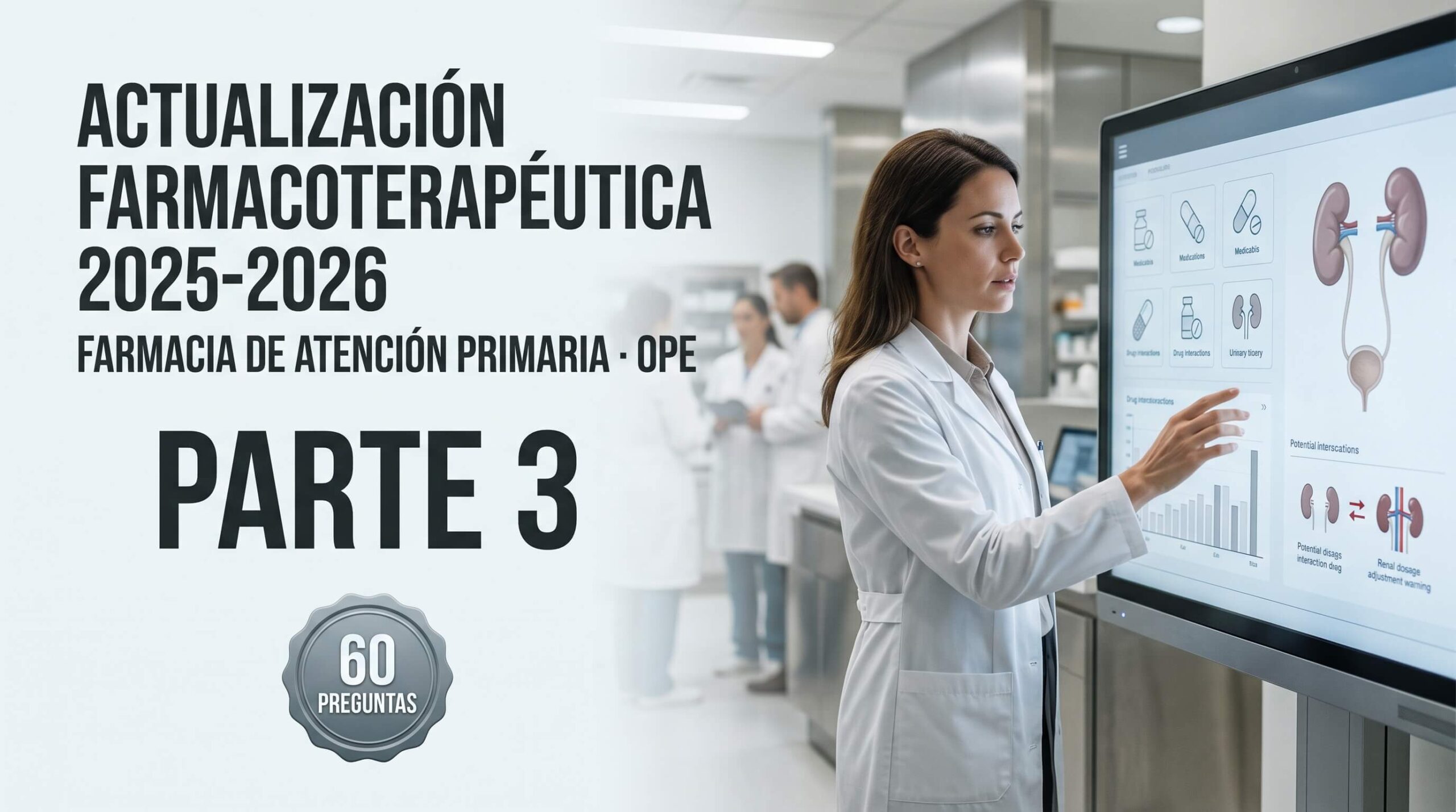 Actualización farmacoterapéutica 2025-2026 para Farmacia de Atención Primaria y OPE Parte 3