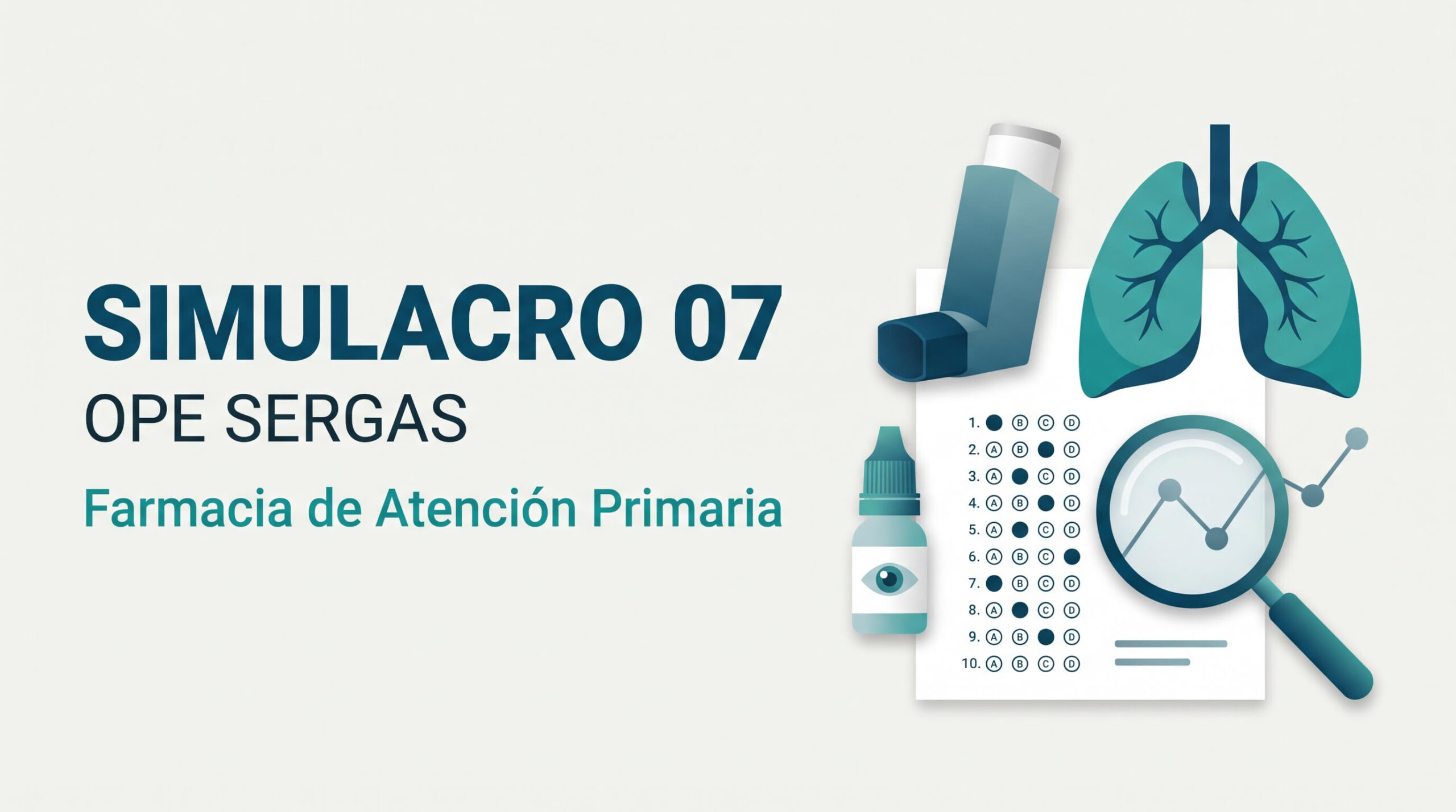 Simulacro 07 OPE SERGAS: Farmacia de Atención Primaria